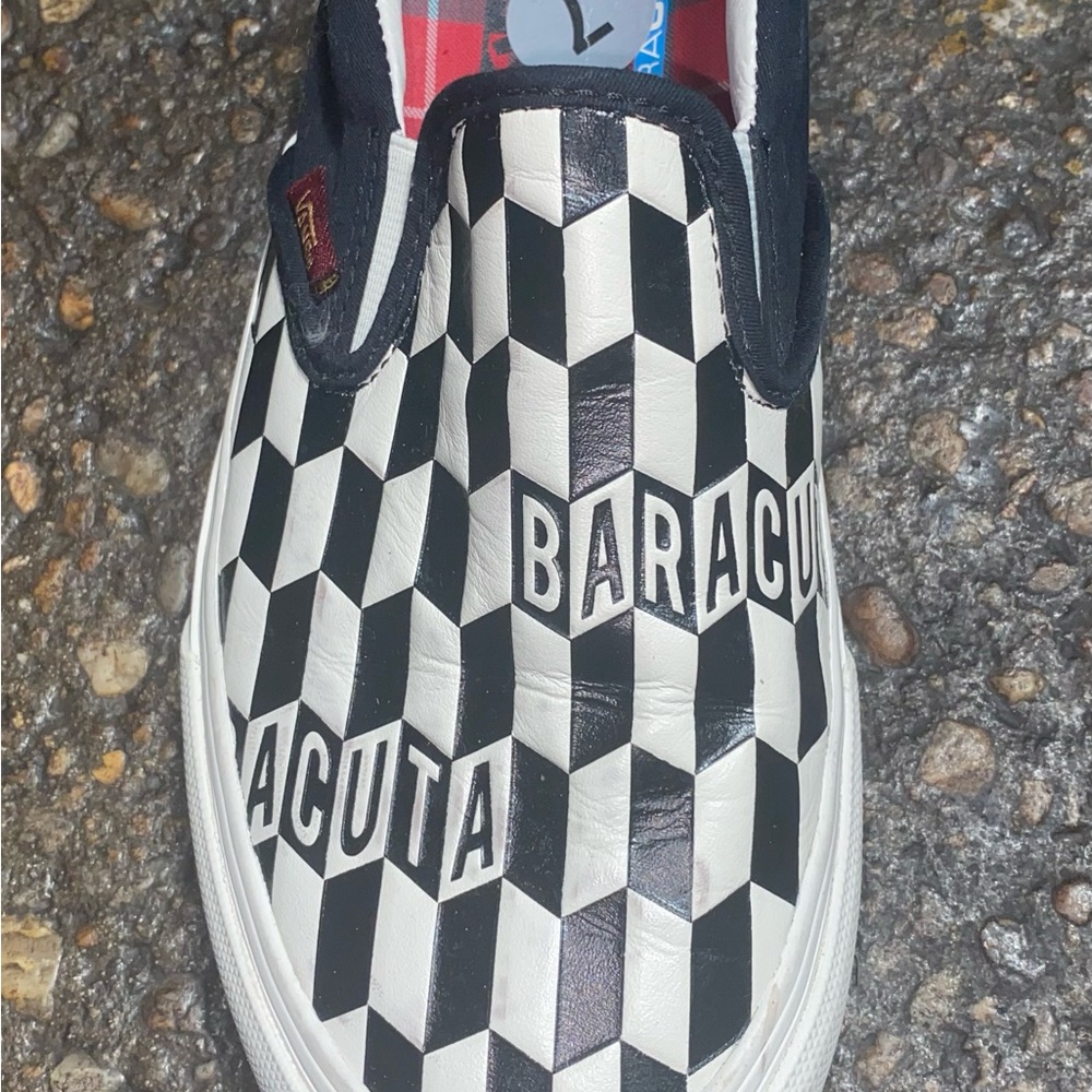 Barracuda slip on vans